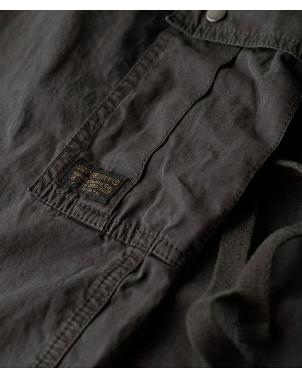 Superdry Black & Co Low Rise Utility Pants