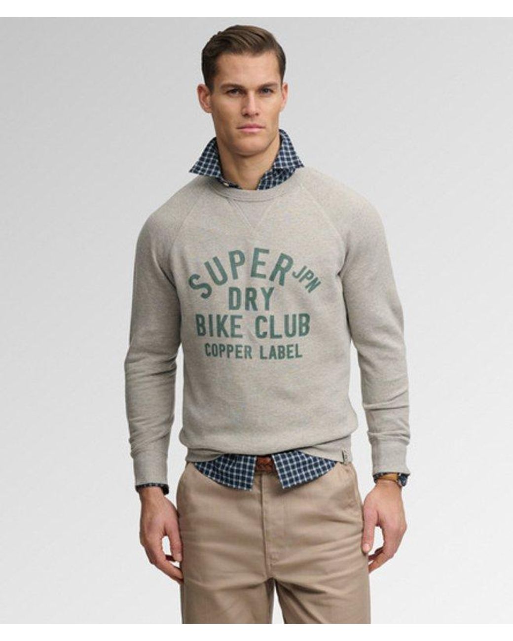 Superdry Gray & Co The Merchant Store - Vintage Print Sweatshirt for men