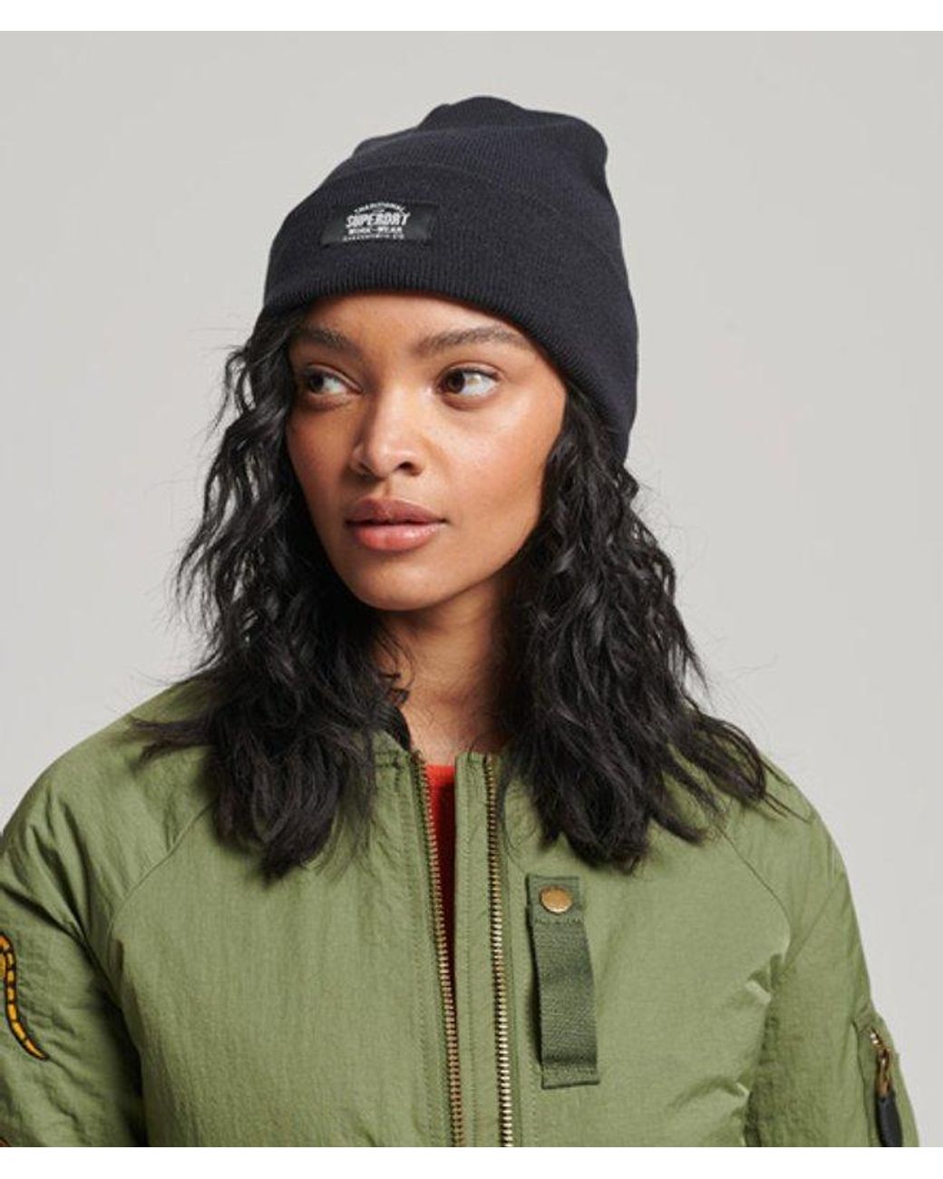 Superdry Black & Co Classic Knitted Beanie