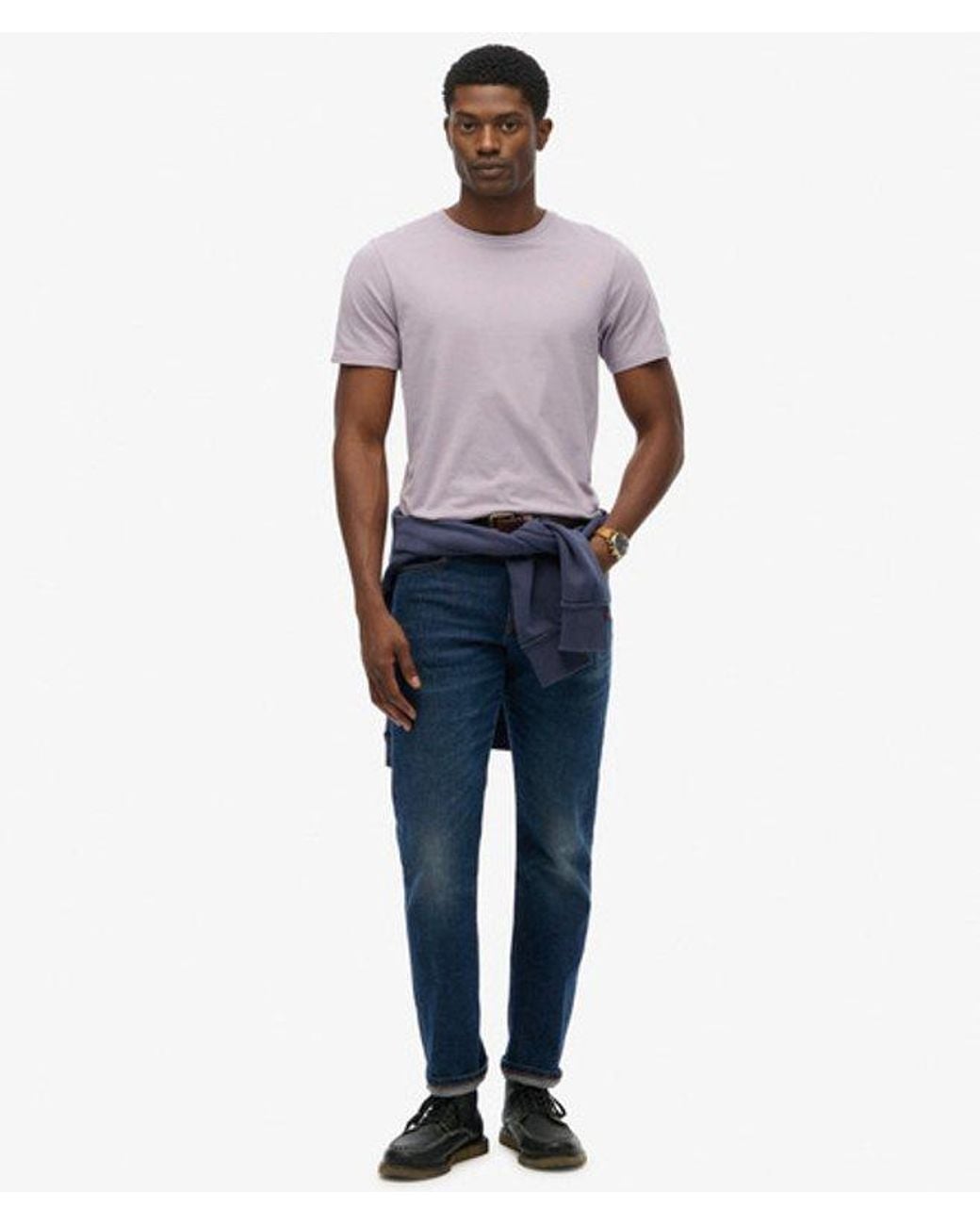 Superdry Purple & Co Classic Essential T-shirt for men