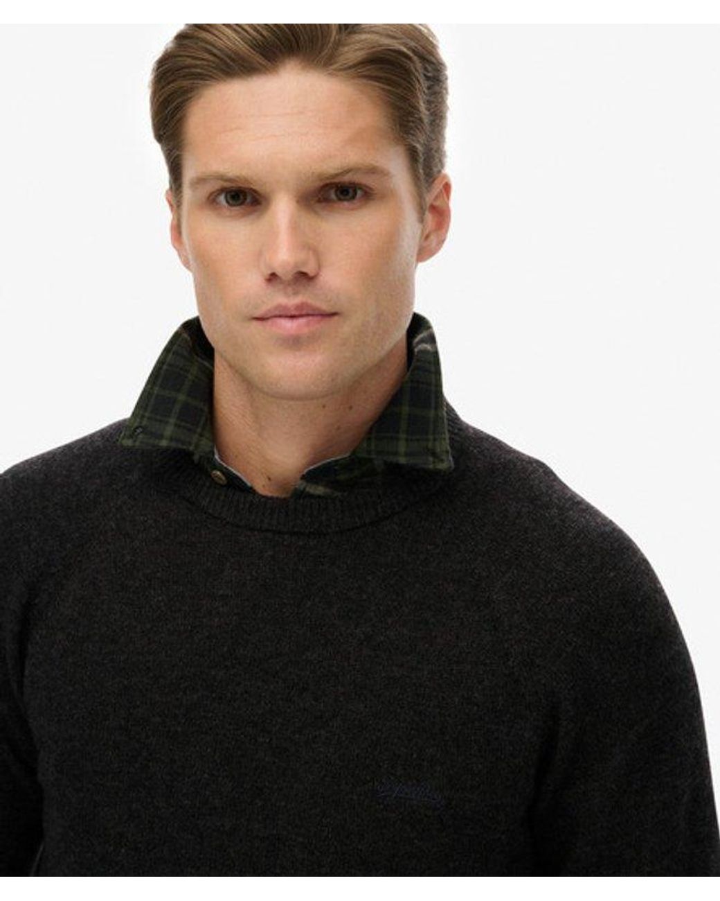 Superdry Black & Co Wool Blend Jumper for men