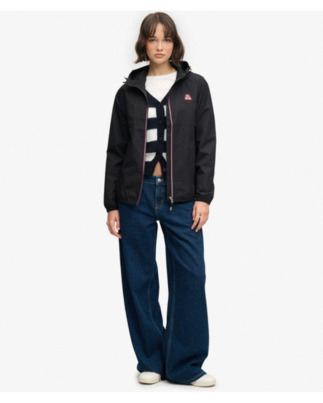 Superdry Blue & Co Essential Tri Windbreaker Jacket