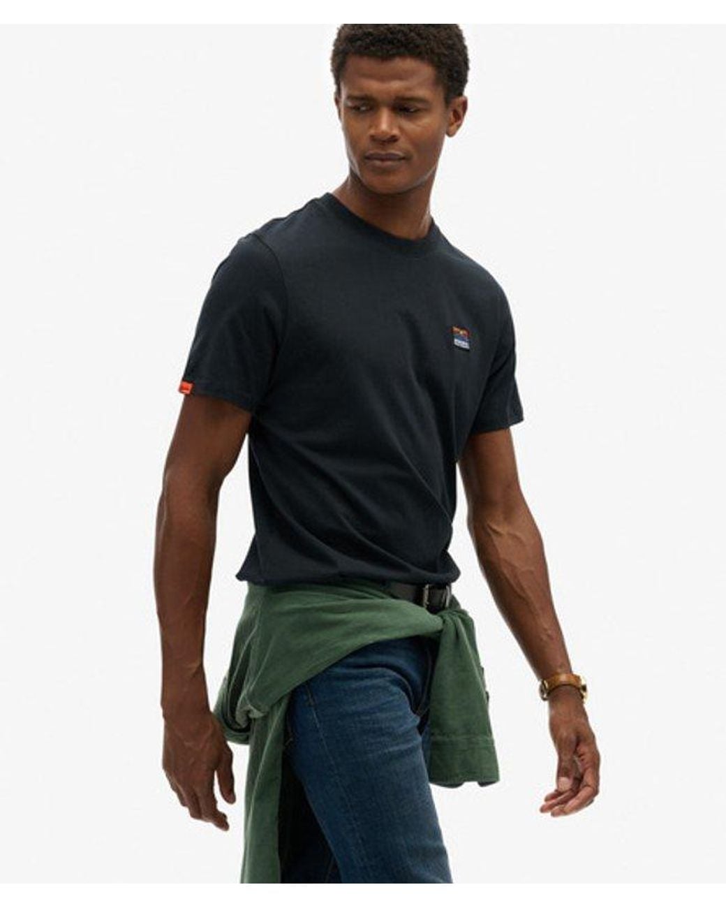 Superdry Blue & Co Great Outdoors Embroidered Relaxed T-shirt for men