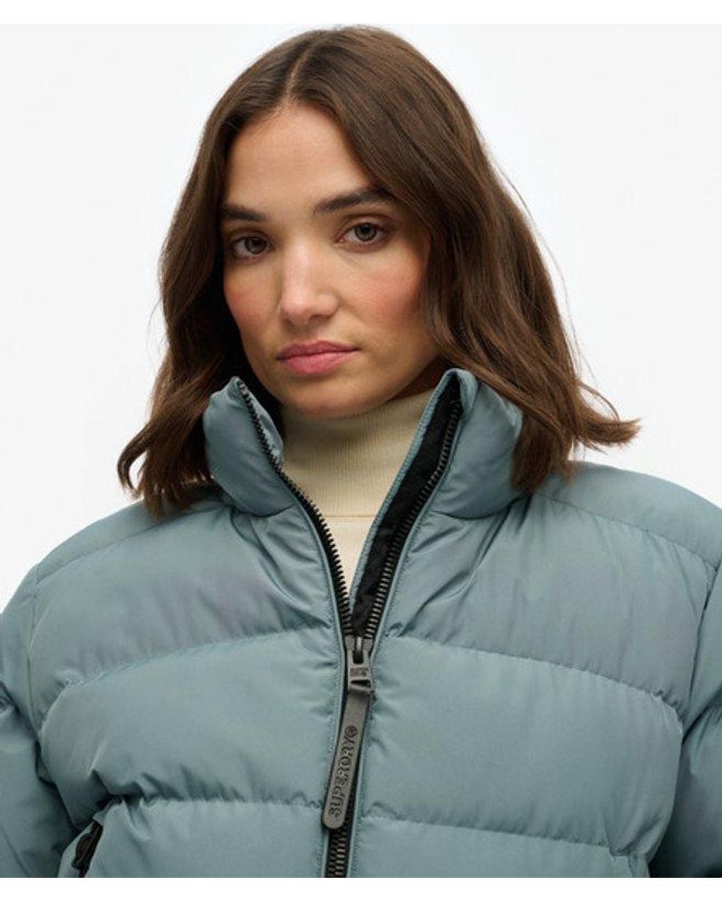 Superdry Blue & Co Non Hooded Sports Puffer Jacket