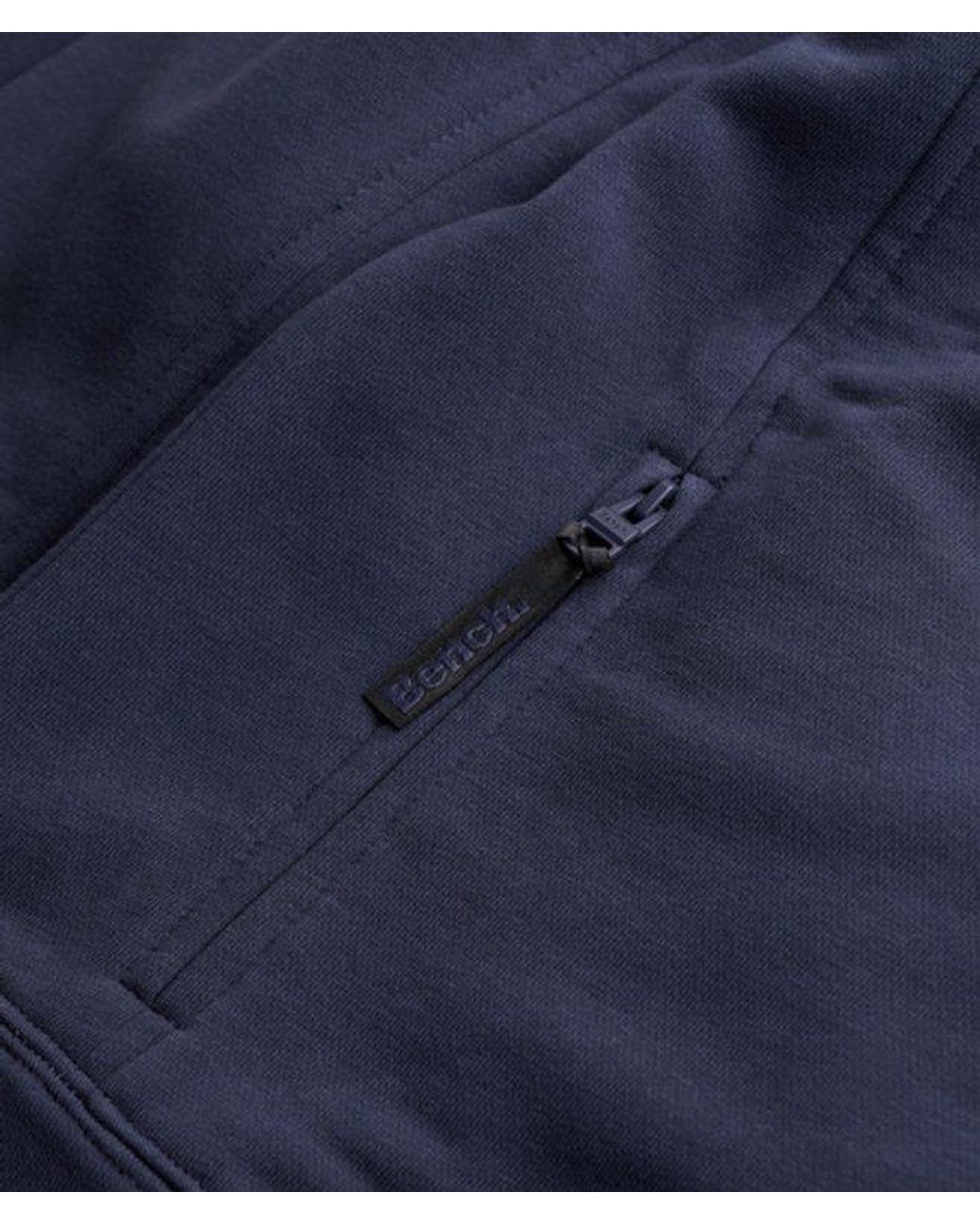 Superdry Blue Bench X & Co Bench High Neck Sweat Track Top
