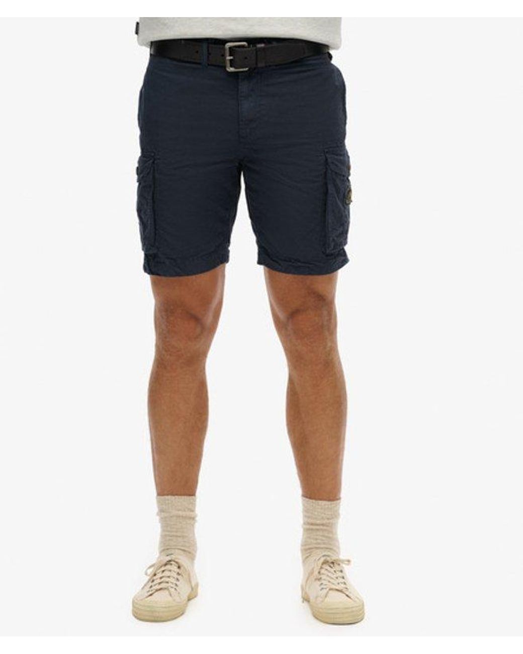 Superdry Blue & Co Parachute Light Shorts for men