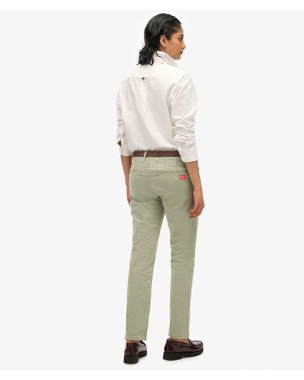 Superdry Natural & Co Mid Rise Chino Trousers