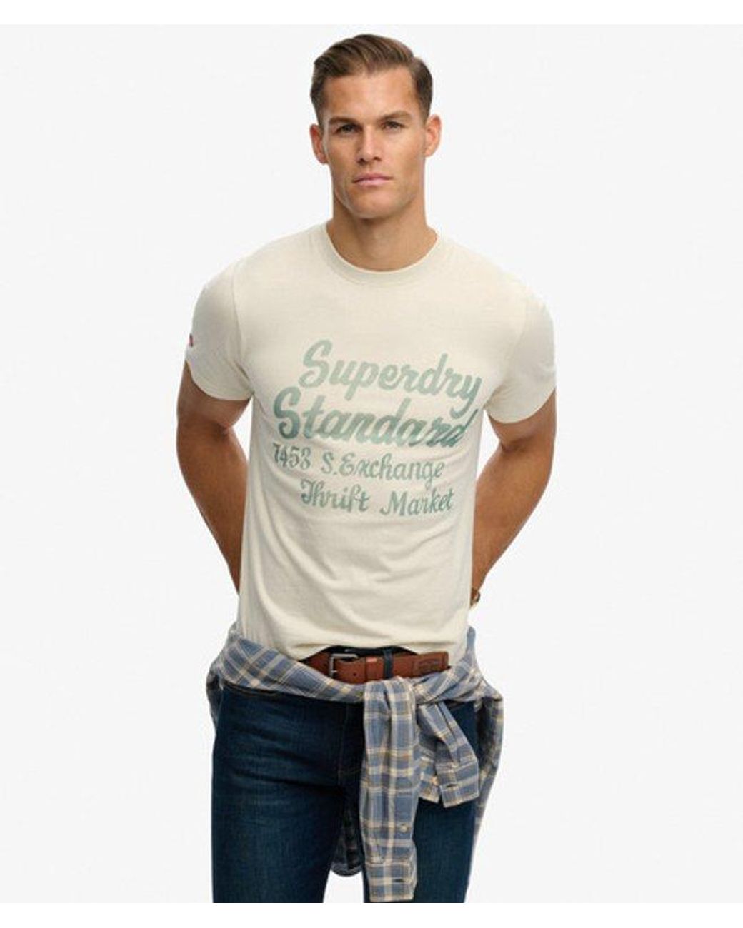 Superdry Natural & Co Industry Worker Relaxed T-shirt for men