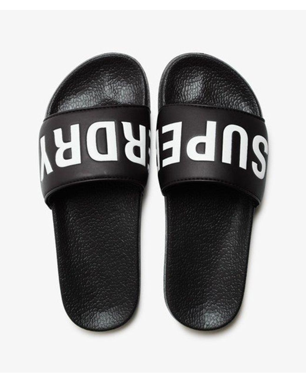 Superdry Black & Co Pool Sliders