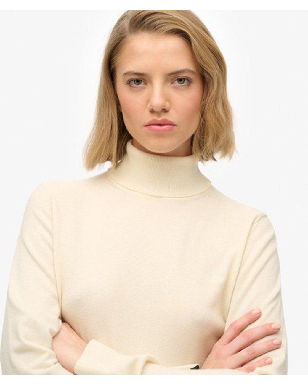 Superdry Natural & Co Classic Turtle Neck Jumper