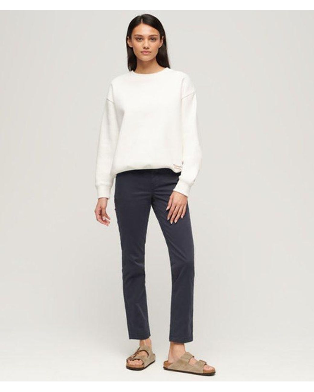 Superdry Blue & Co Mid Rise Chino Trousers