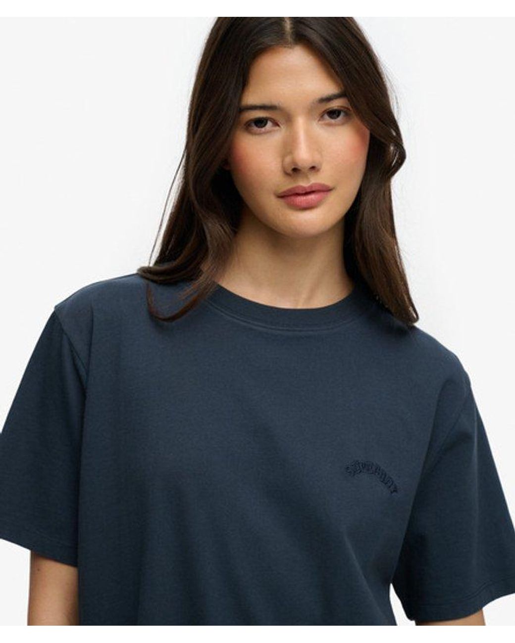 Superdry Blue & Co Essential Logo Loose T-shirt