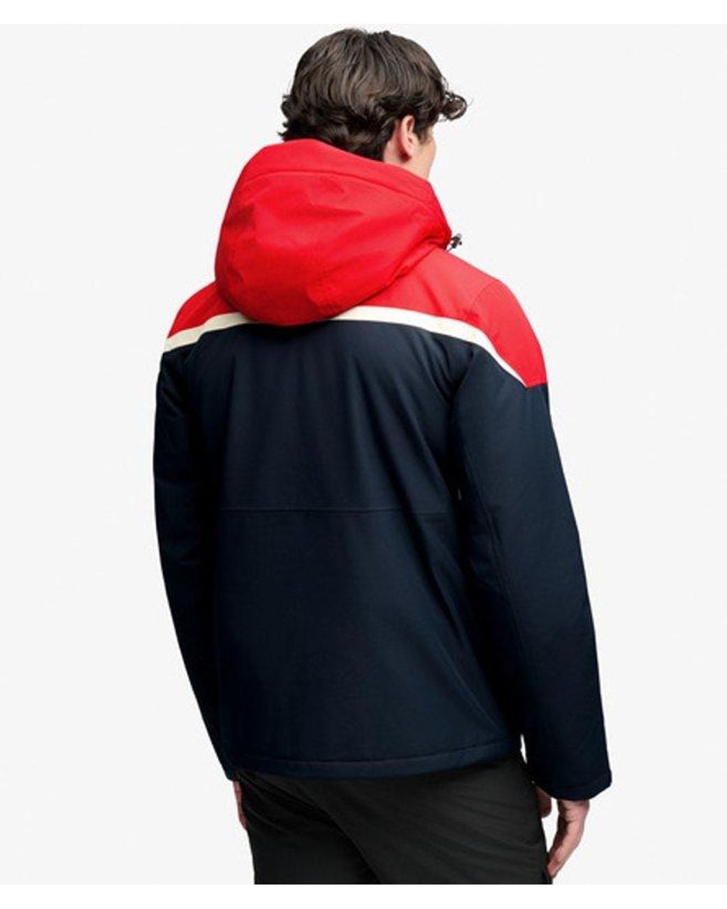 Superdry Red & Co Hooded Ski Shell Jacket for men
