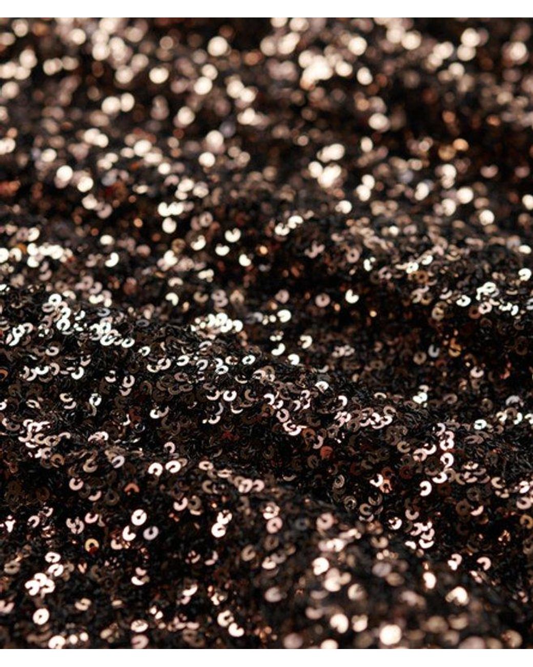 Superdry Brown & Co Sleeveless Sequin A Line Mini Dress