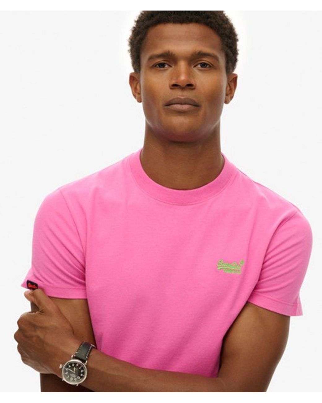 Superdry Red & Co Essential Logo T-shirt for men