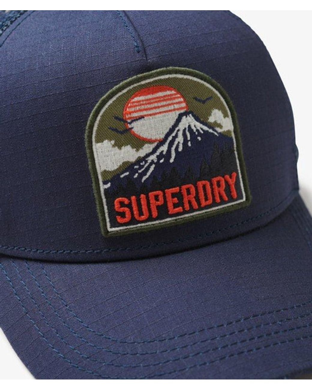 Superdry Blue Dirt Road Trucker Cap