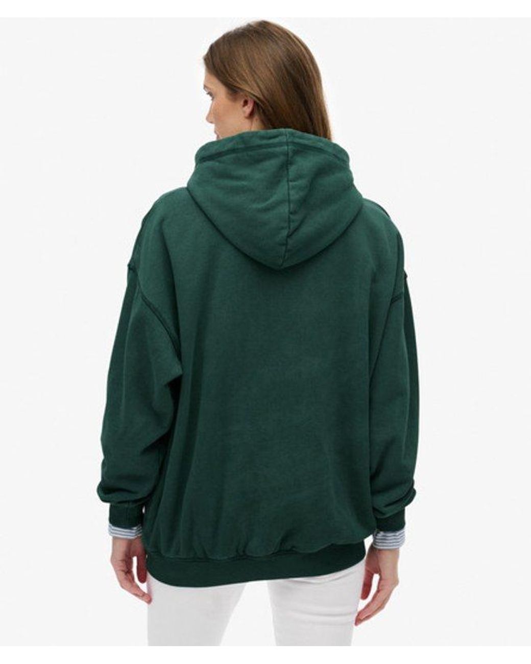 Superdry Green & Co Tokyo Narrative Oversized Hoodie