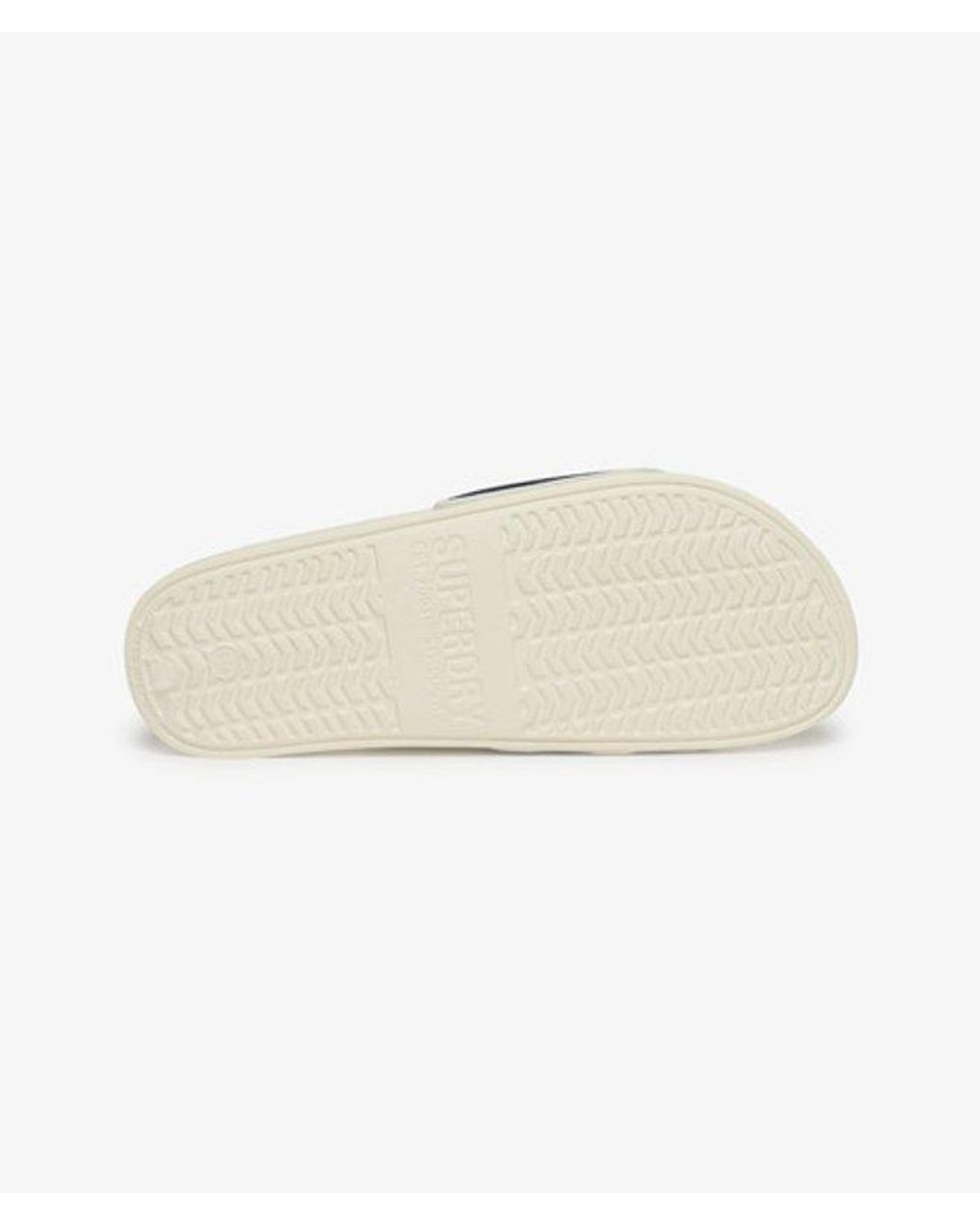 Superdry Blue & Co Towelling Pool Sliders
