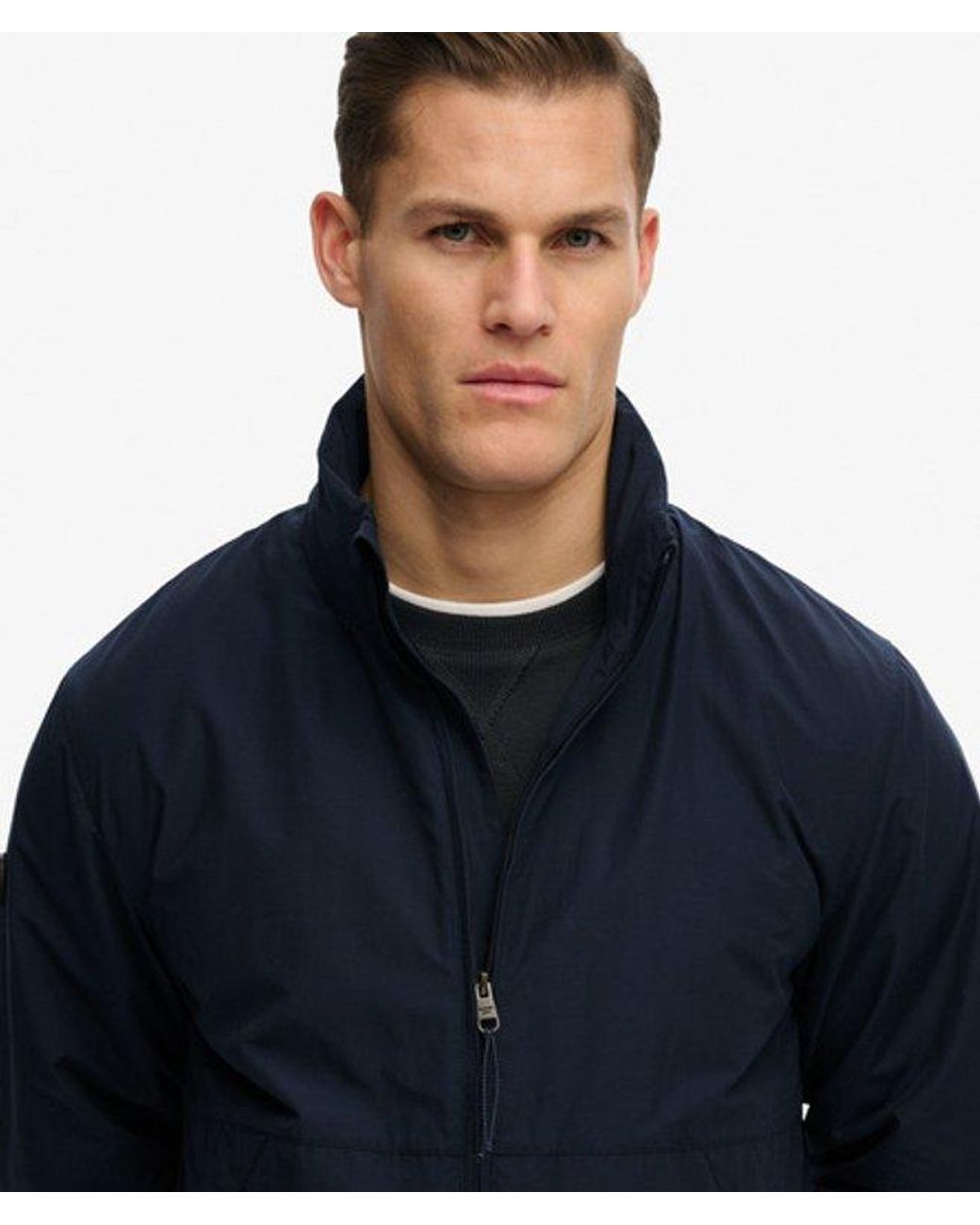 Superdry Blue & Co Flyweight Sports Jacket for men