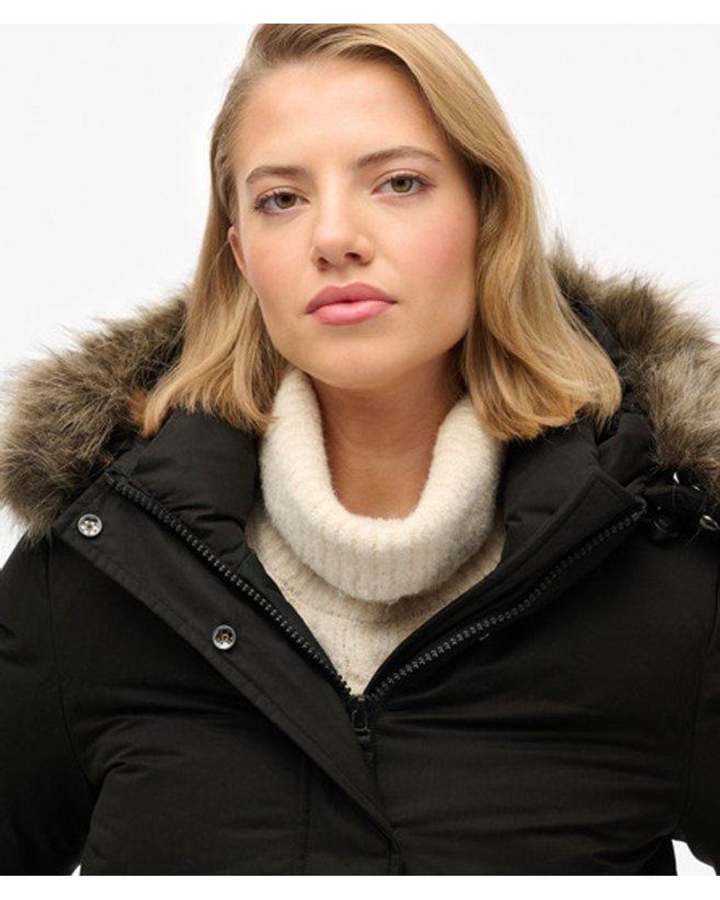 Superdry Blue & Co Everest Microfibre Ella Bomber Jacket