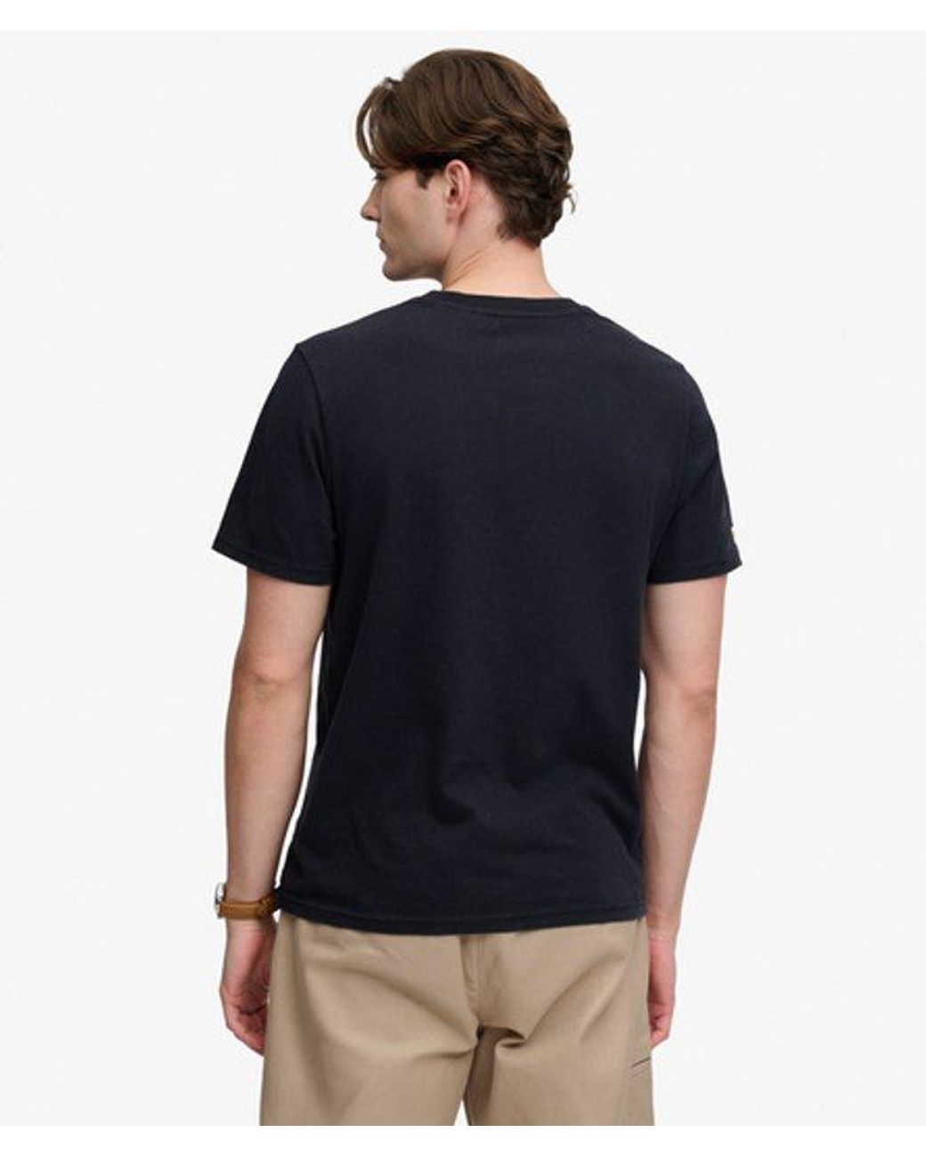 Superdry Black & Co Company Logo Relaxed T-shirt for men