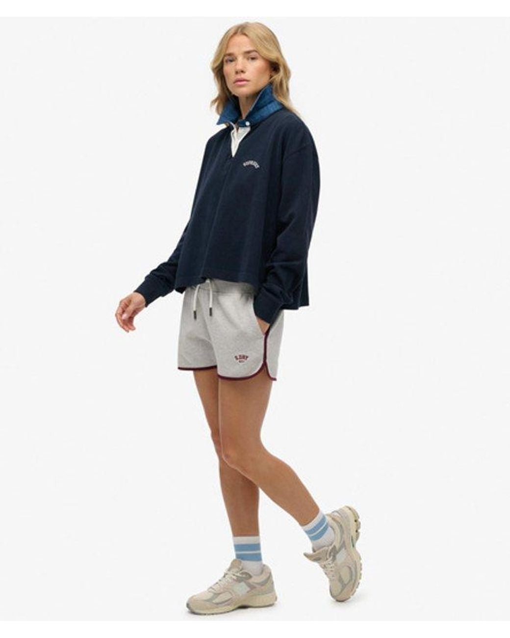Superdry Gray & Co Athletic Essentials Retro Shorts