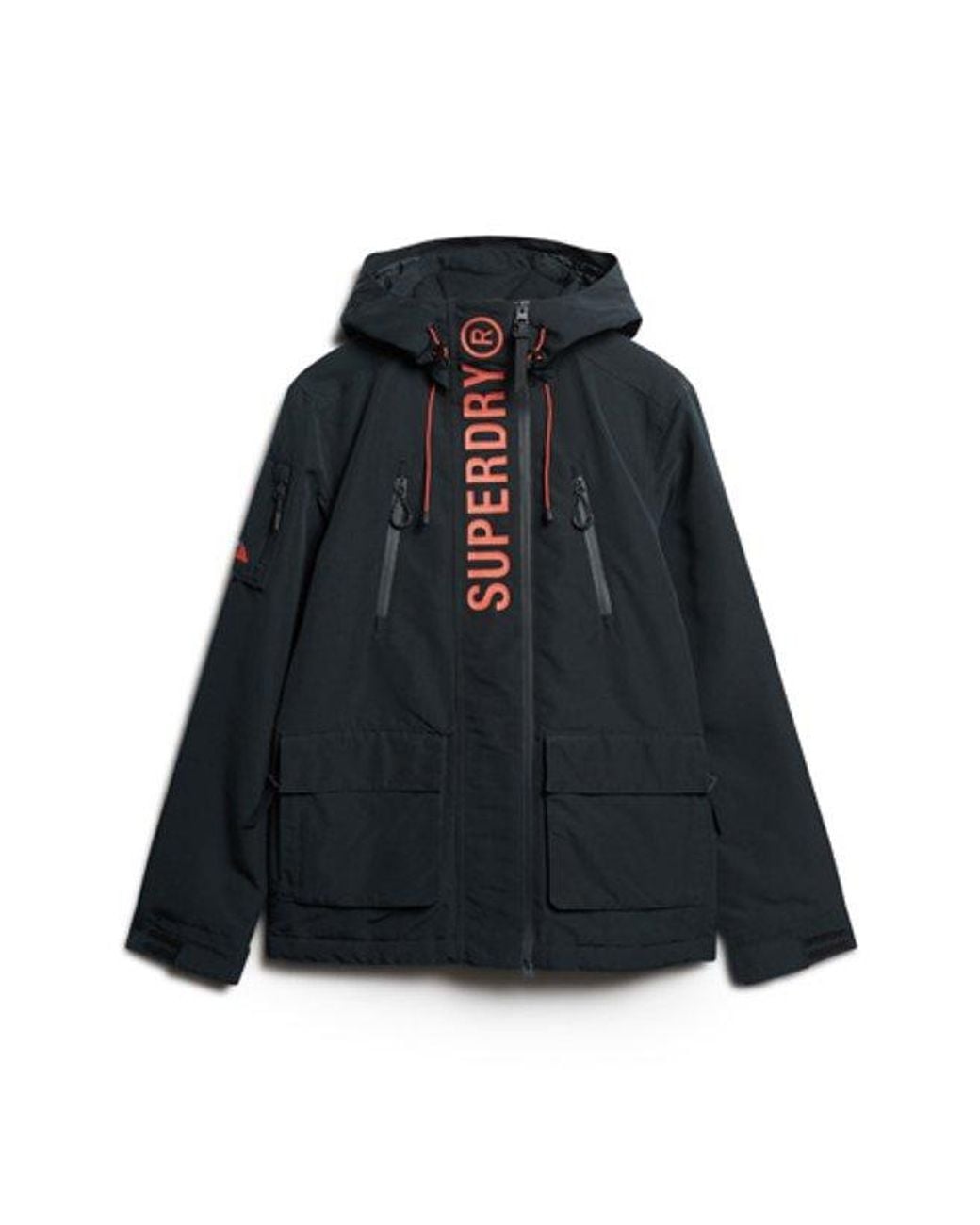 Superdry Blue & Co Embroidered Graphic Windcheater Jacket for men