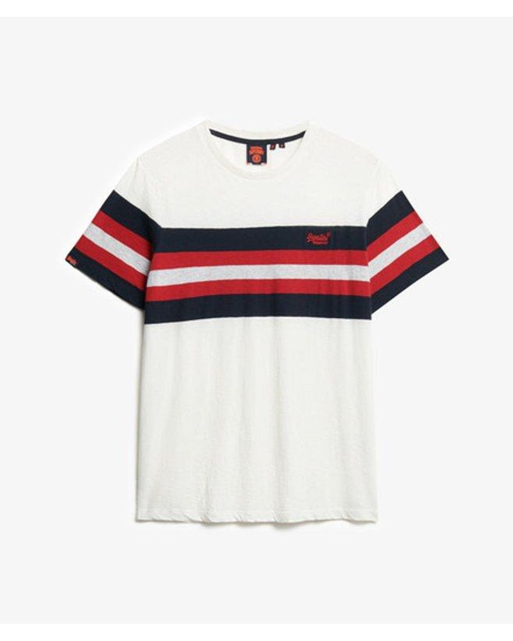 Superdry White & Co Essentials Stripe T-shirt for men