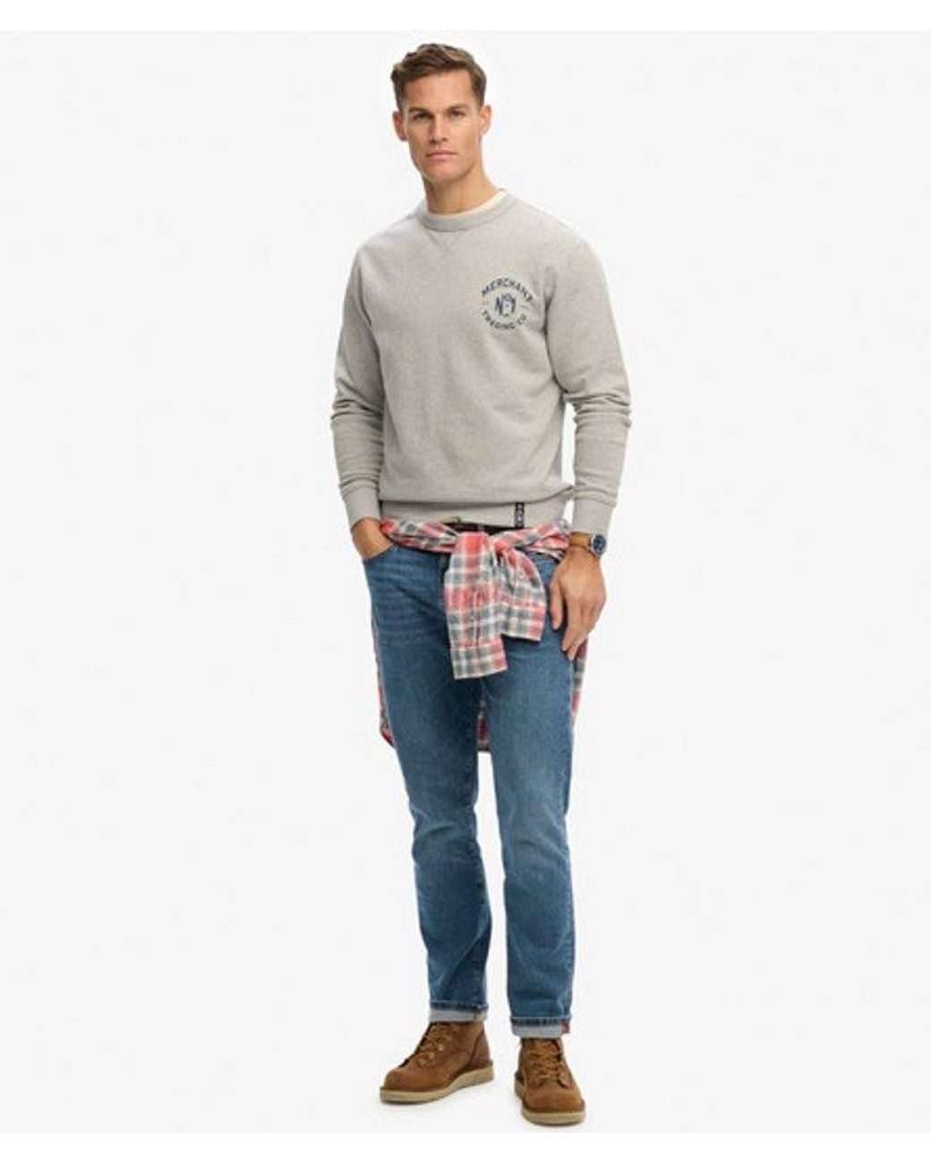 Superdry Gray & Co The Merchant Store- Graphic Sweatshirt for men