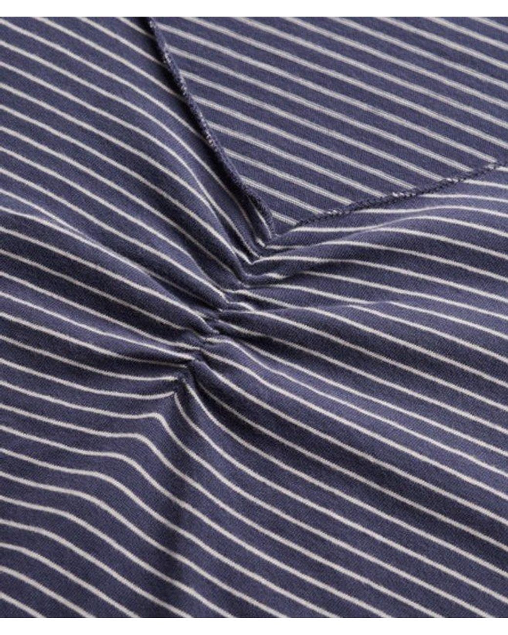 Superdry & Co Athletic Essentials Top Slanke Pasvorm in het Blue