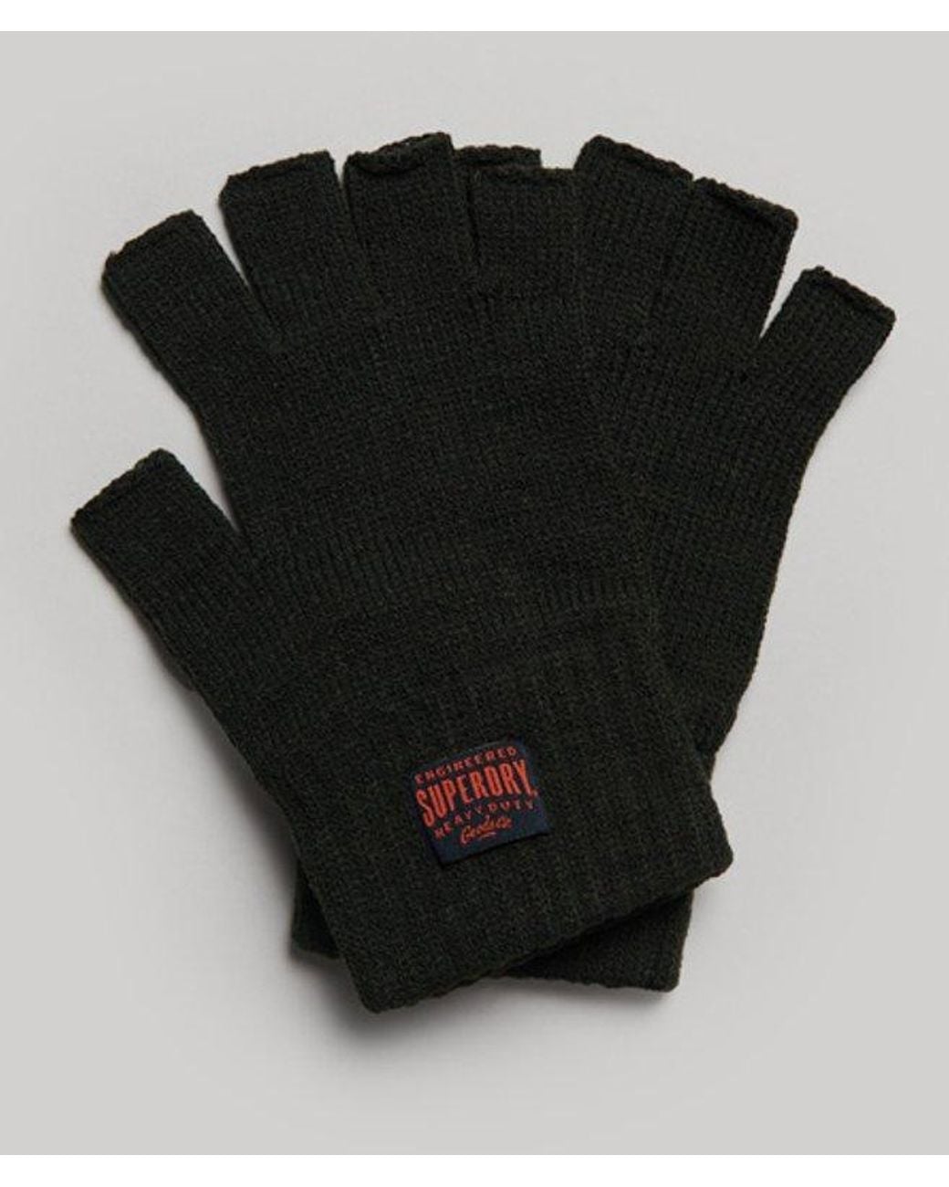 Superdry Black & Co Knitted Workwear Gloves