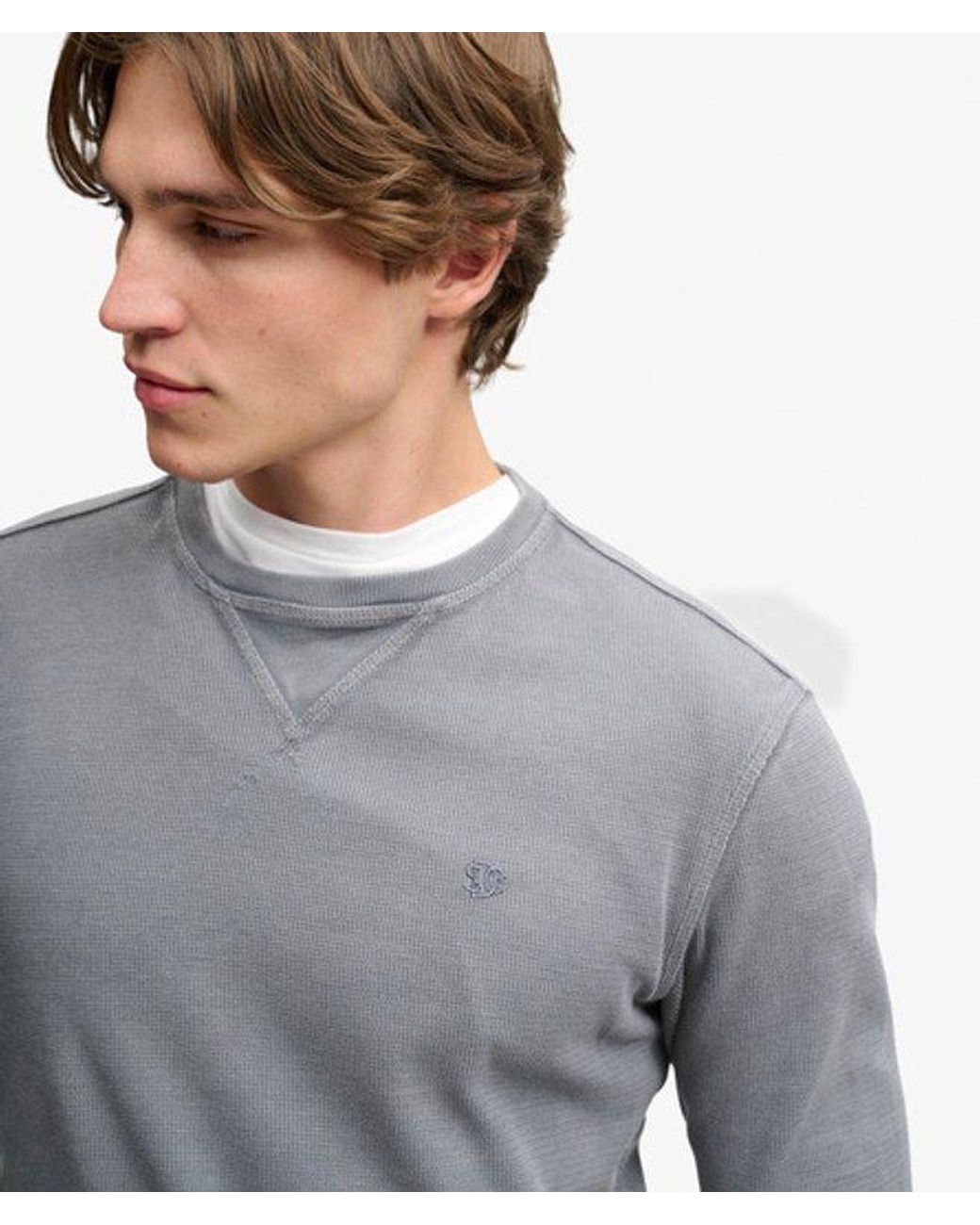 Superdry Gray & Co Classic Heavy Textured Top for men