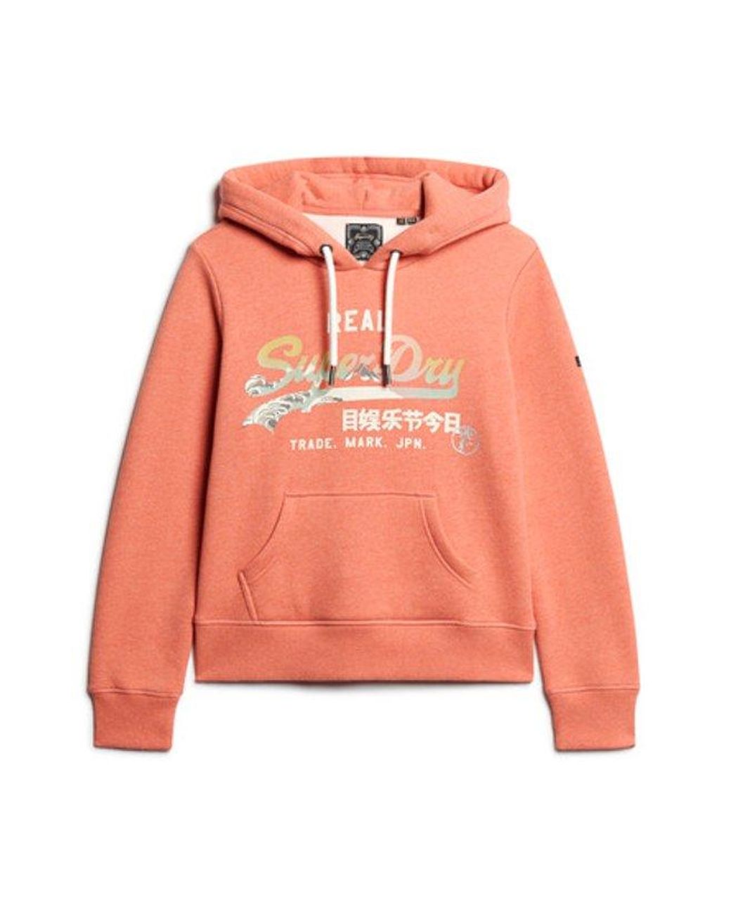 Superdry Red & Co Vintage Logo Itago Hoodie