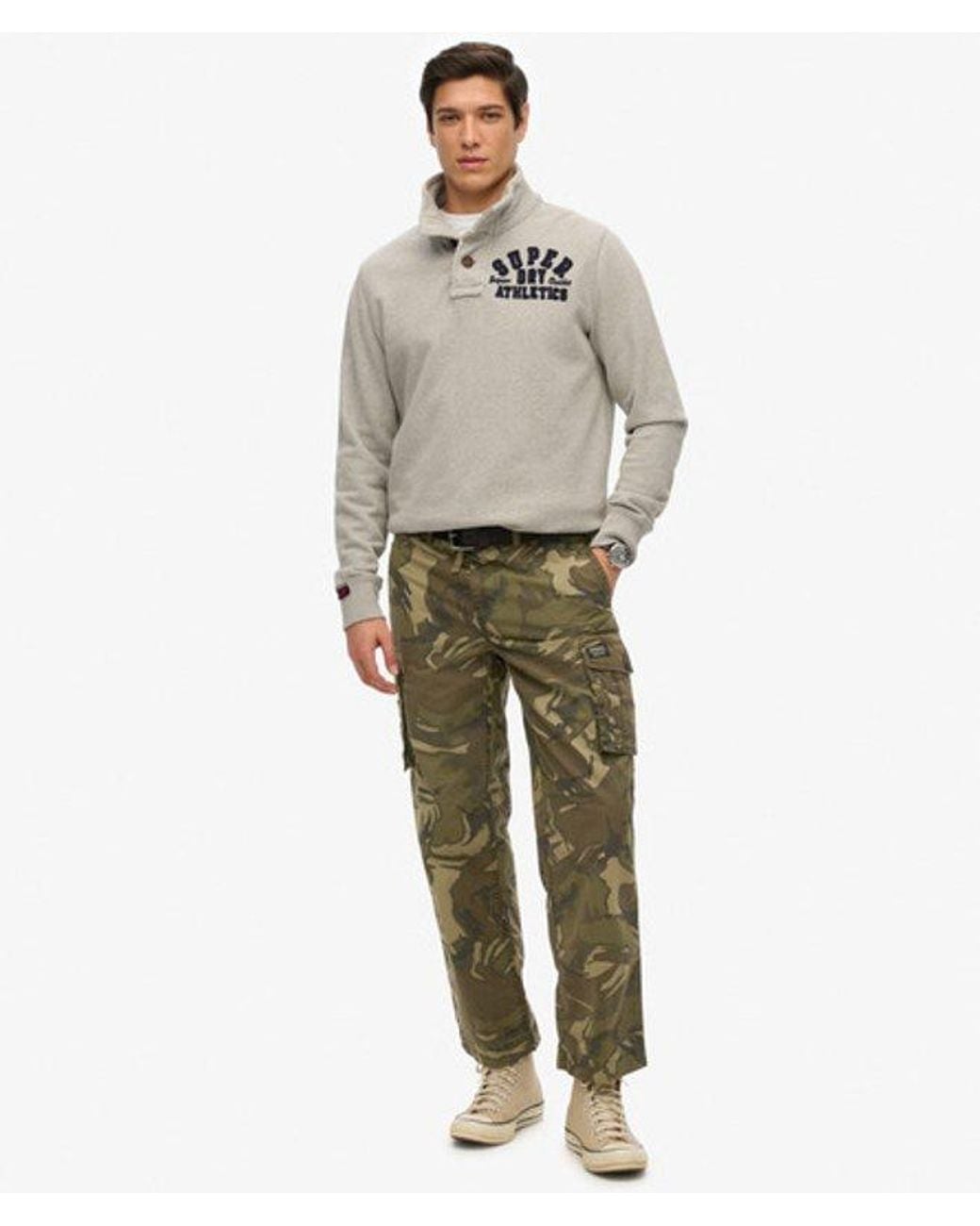 Superdry Green & Co Parachute Light Cargo Pants for men