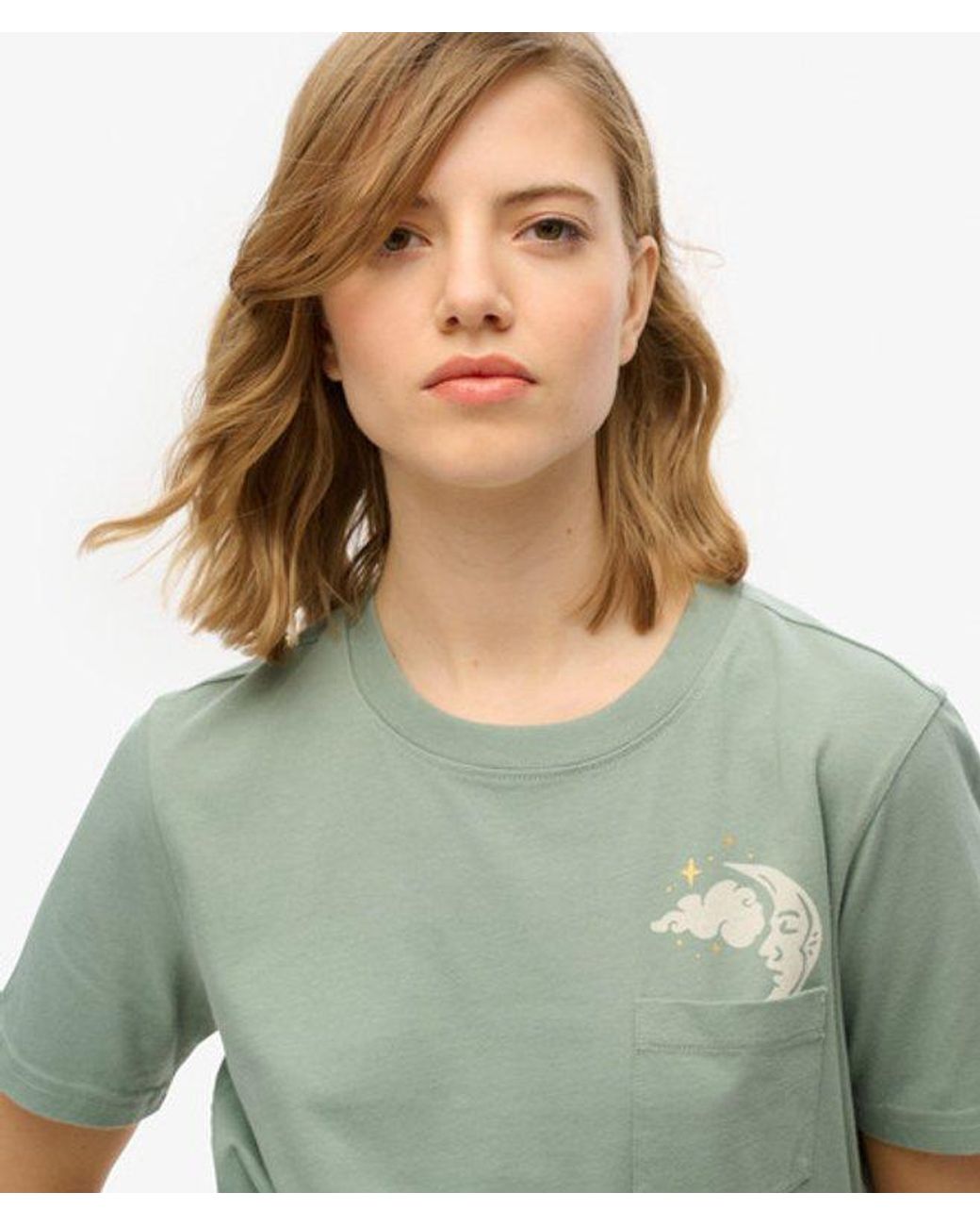 Superdry Green & Co Psychic Readings Relaxed T-shirt