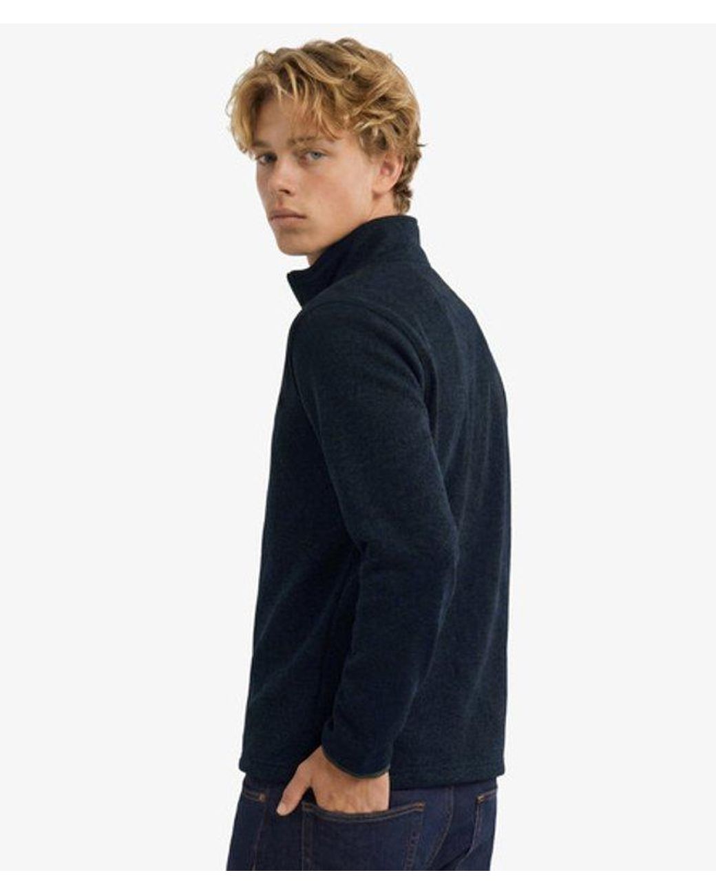 Superdry Blue & Co Storm Fleece Half Zip Jumper for men