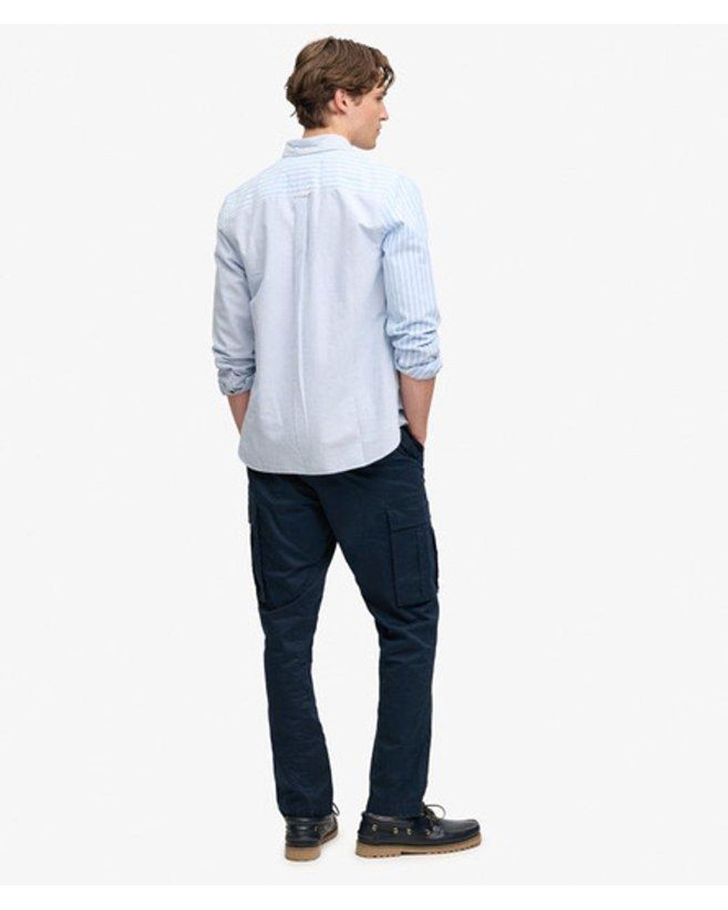 Superdry Blue & Co Slim Taper Cargo Pants for men