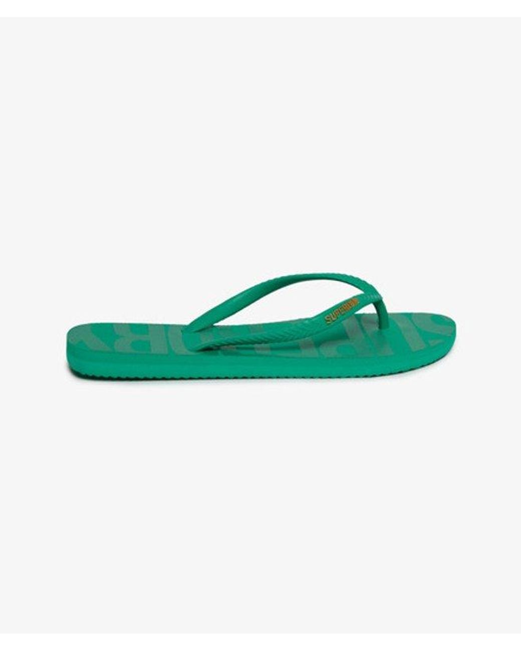 Superdry Green & Co Essential Flip Flops