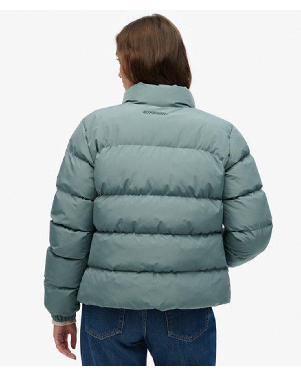 Superdry Blue & Co Non Hooded Sports Puffer Jacket