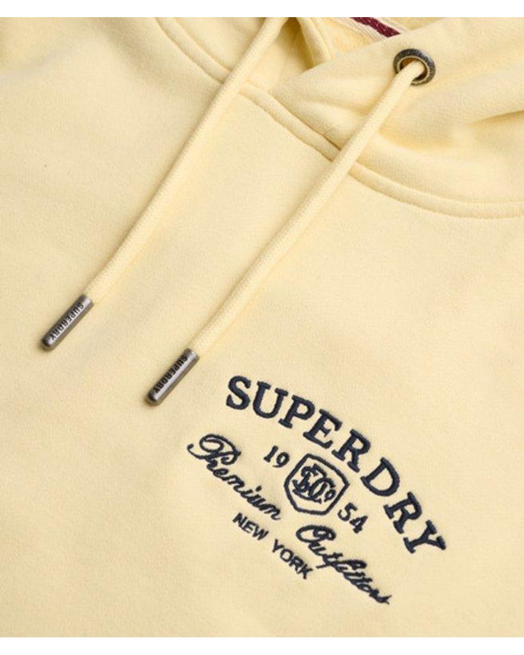 Superdry Natural Luxe Casual Embroidered Relaxed Hoodie
