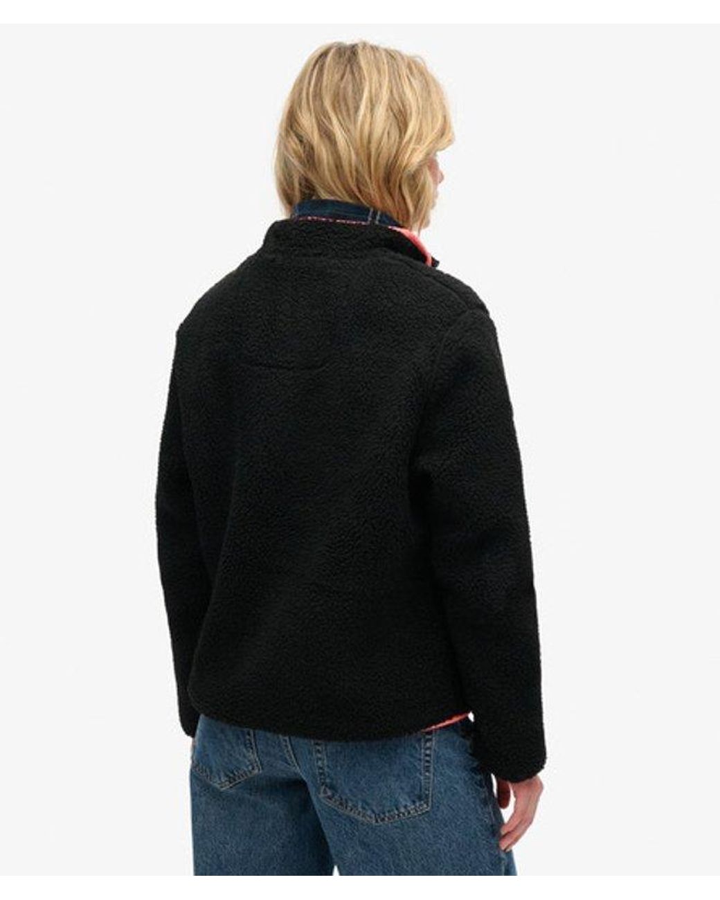 Superdry Black & Co Outdoor Half Zip Fleece