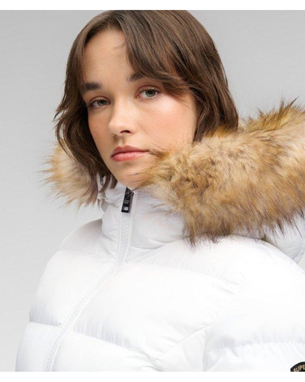 Superdry White & Co Fuji Belted Puffer Jacket