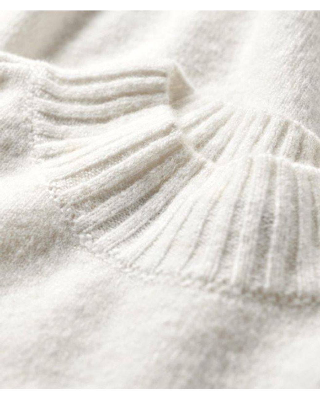 Superdry Natural & Co Classic Essential Mock Neck Jumper