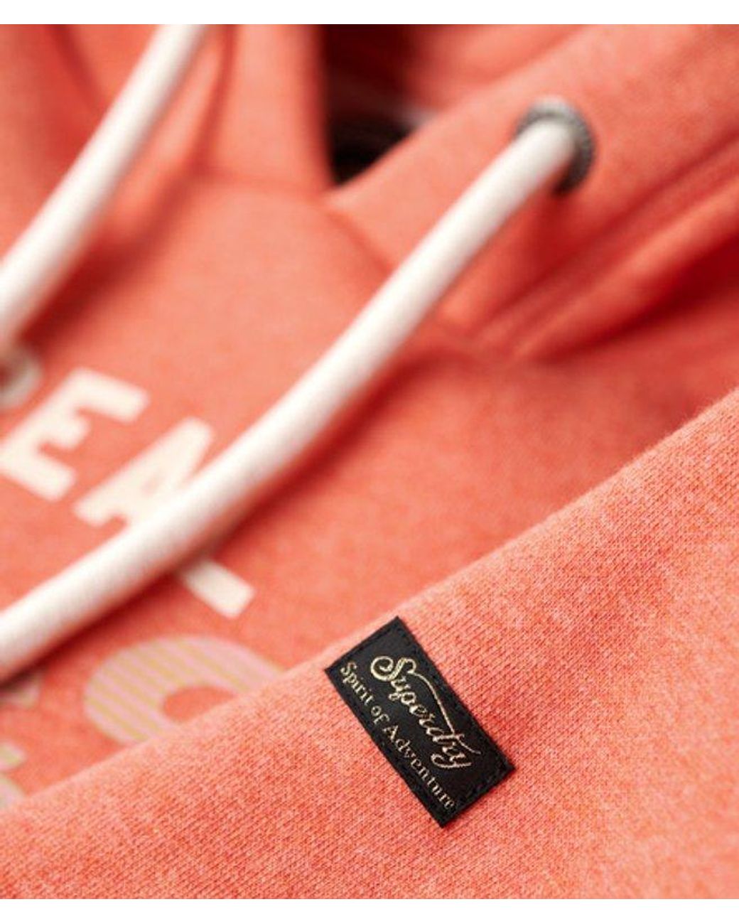 Superdry Red & Co Vintage Logo Itago Hoodie
