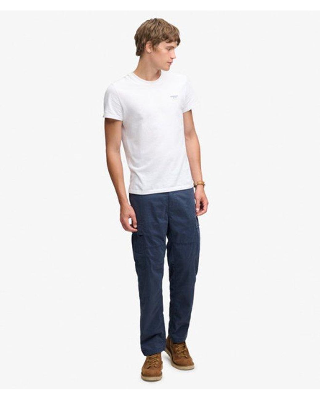 Superdry Blue & Co Regular Tapered Cargo Pants for men