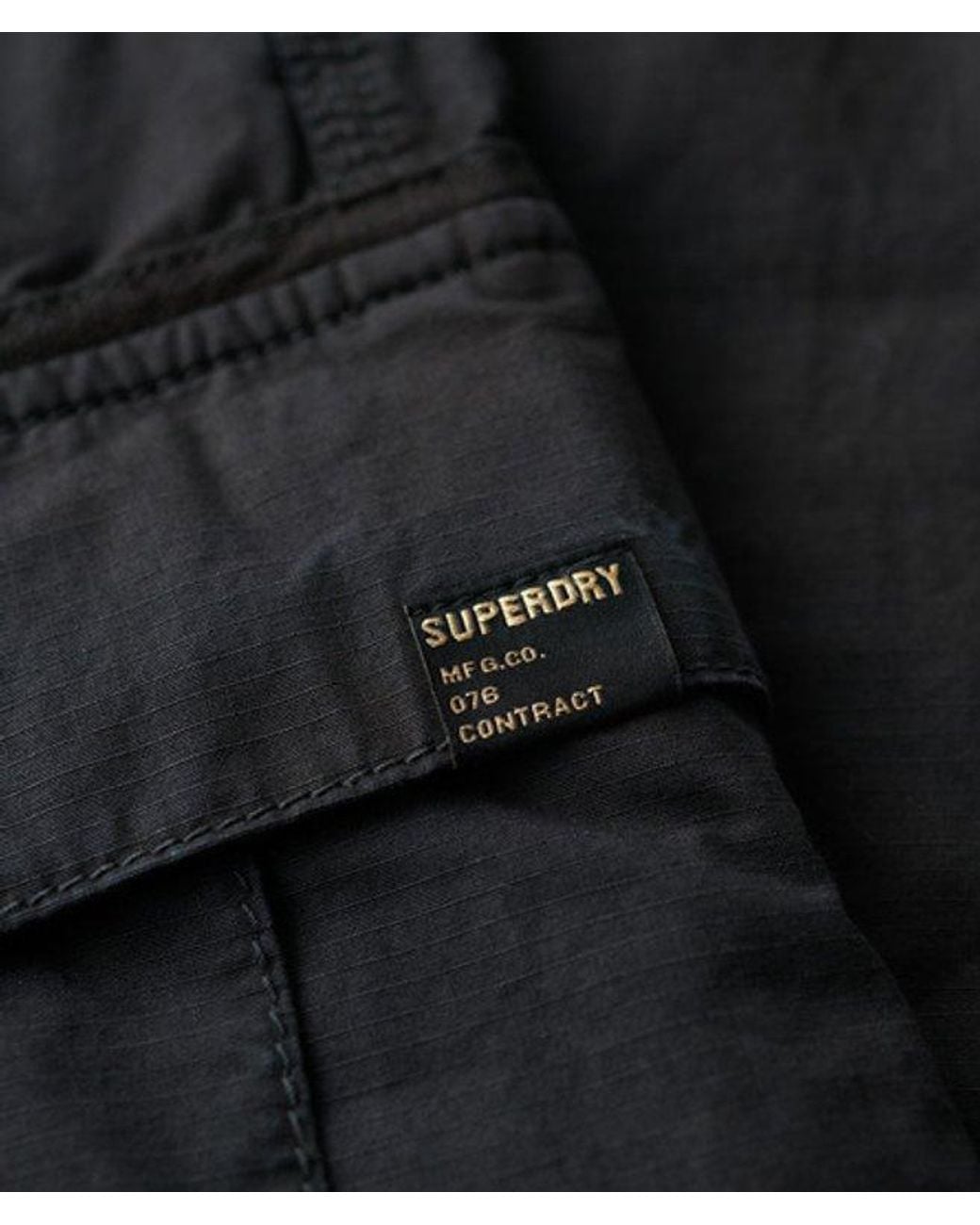 Superdry Black & Co Low Rise Para Cargo Pants