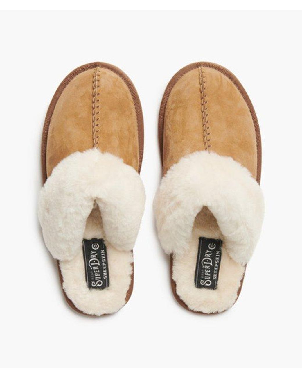 Superdry White & Co Classic Suede Mule Slippers