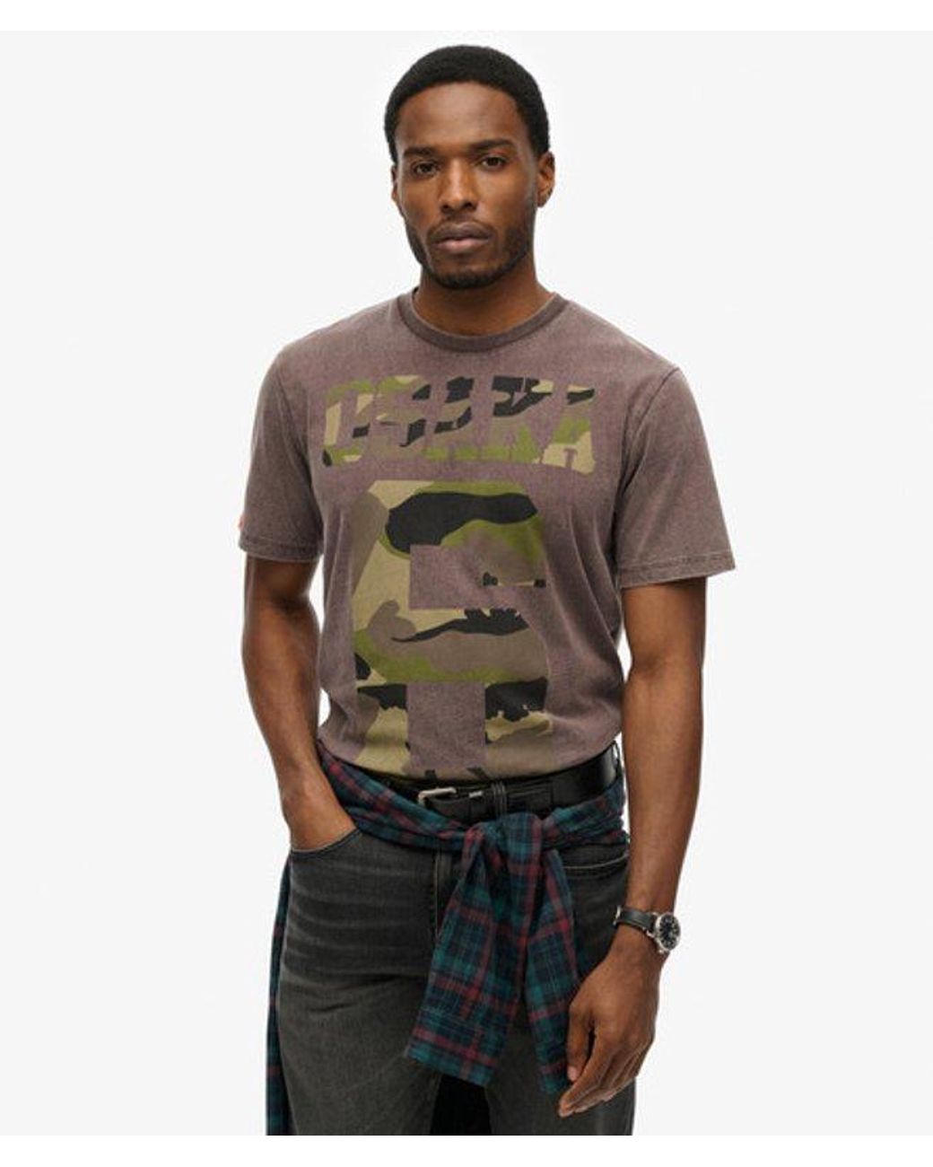 Superdry Brown & Co Osaka Loose T-shirt for men