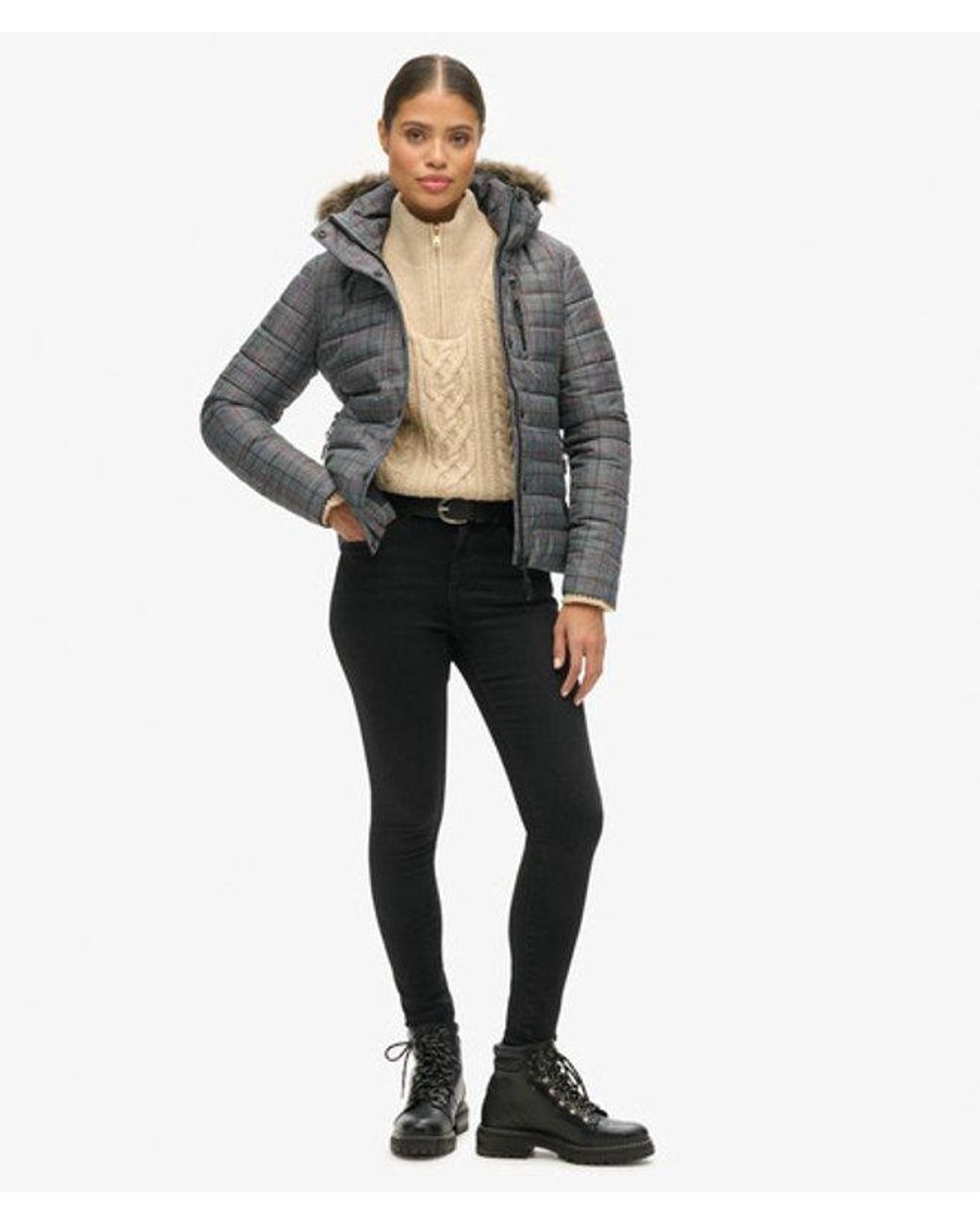 Superdry Gray & Co Tweed Fuji Jacket