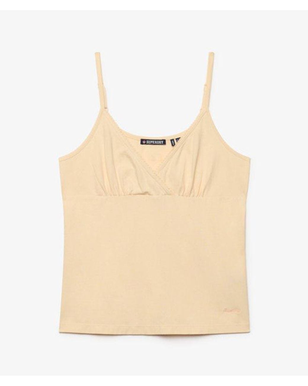 Superdry Blue & Co Athletic Essentials Trim V-neck Vest Top